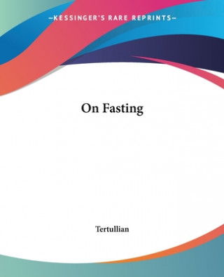 Knjiga On Fasting Tertullian