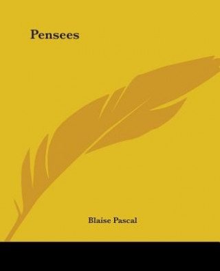 Kniha Pensees Pascal Blaise