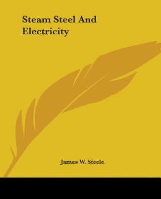 Książka Steam Steel And Electricity James W. Steele