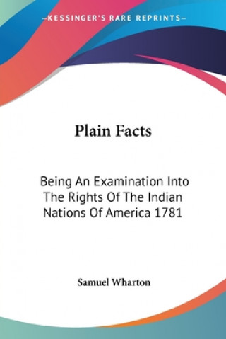 Buch Plain Facts Samuel Wharton