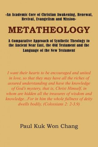 Livre Metatheology Paul Kuk Won Chang