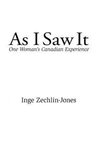 Buch As I Saw it Inge Zechlin-Jones