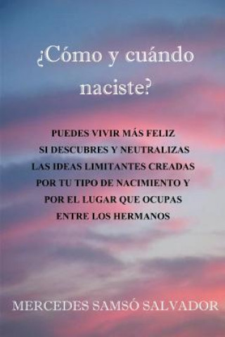 Livro 'Como Y Cuando Naciste? MERCEDES SAMSO SALVADOR