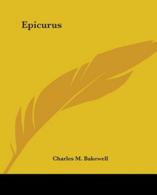 Książka Epicurus Charles M. Bakewell