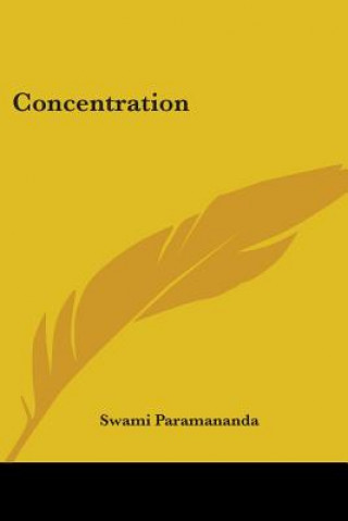 Kniha Concentration Swami Paramananda