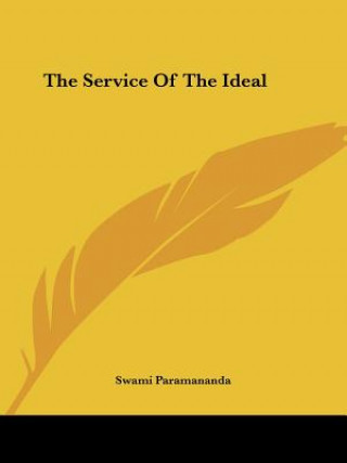 Książka The Service Of The Ideal Swami Paramananda