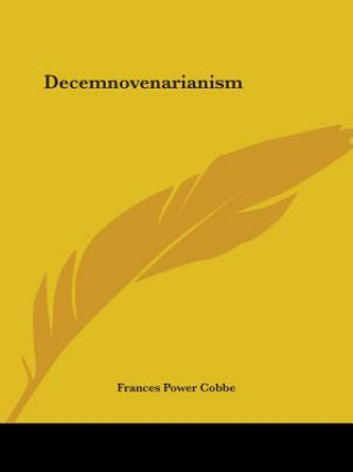Buch Decemnovenarianism Frances Power Cobbe