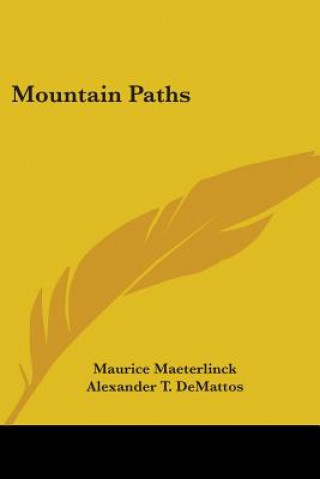 Buch Mountain Paths Maurice Maeterlinck