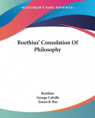 Carte Boethius' Consolation Of Philosophy Boethius