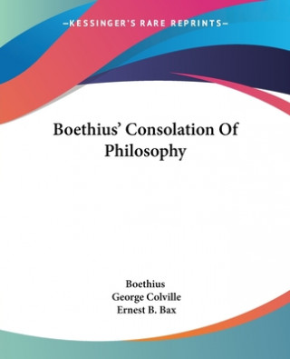 Książka Boethius' Consolation Of Philosophy Boethius