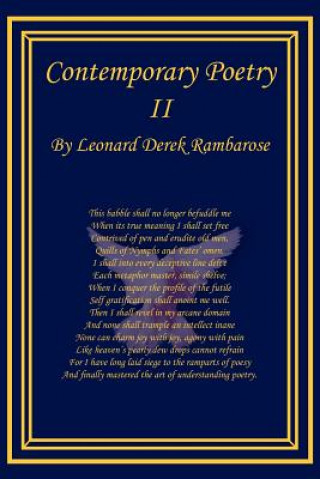 Book Contemporary Poetry II Leonard Derek Rambarose