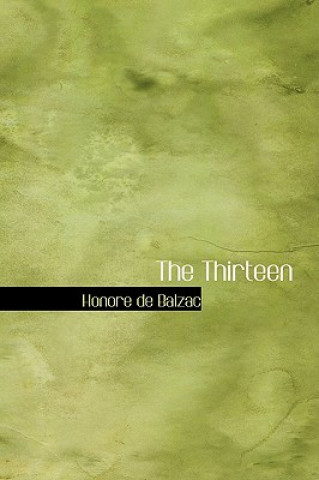 Kniha Thirteen Honoré De Balzac