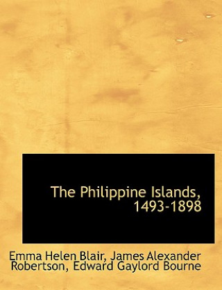 Carte Philippine Islands, 1493-1898 James Alexander Robertson Helen Blair