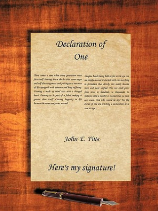 Carte Declaration of One John E. Pitts