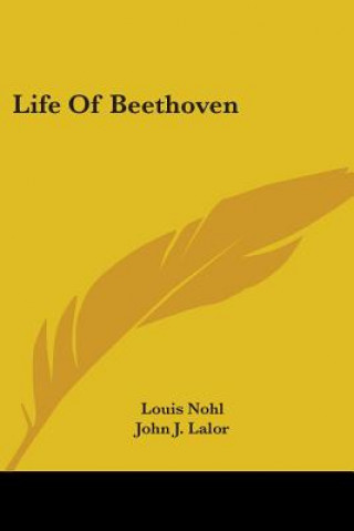 Knjiga Life Of Beethoven Louis Nohl