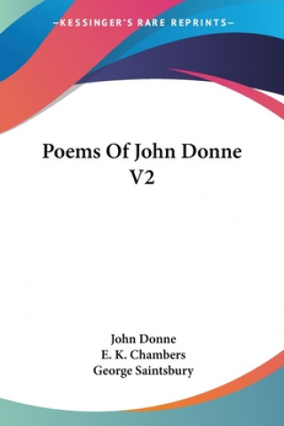 Kniha Poems Of John Donne V2 John Donne