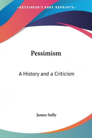 Book Pessimism James Sully