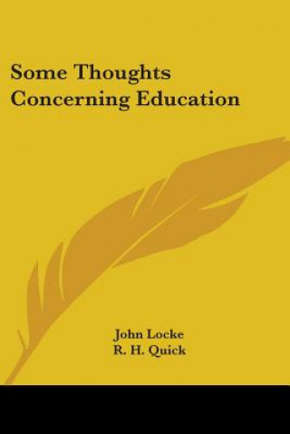 Buch Some Thoughts Concerning Education John Locke