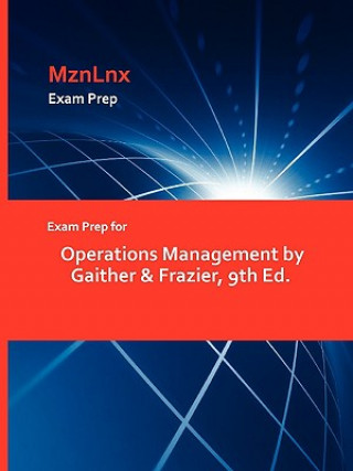 Książka Exam Prep for Operations Management by Gaither & Frazier, 9th Ed. & Frazier Gaither & Frazier