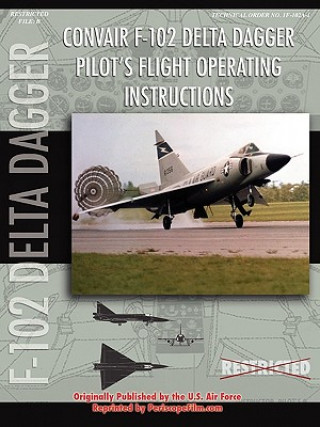 Carte Convair F-102 Delta Dagger Pilot's Flight Operating Manual United States Air Force