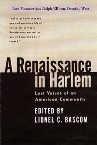 Book Renaissance in Harlem Lionel Bascom