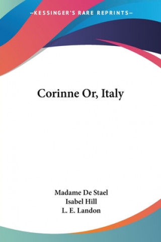Carte Corinne Or, Italy Madame De Stael