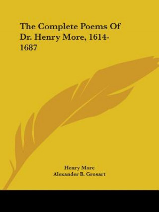 Könyv THE COMPLETE POEMS OF DR. HENRY MORE, 16 HENRY MORE