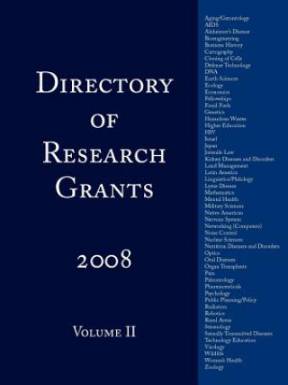 Kniha Directory of Research Grants 2008 Schoolhouse Partners LLC