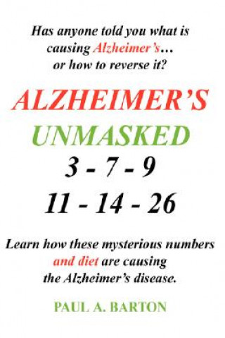 Book Alzheimer's Unmasked Paul Barton