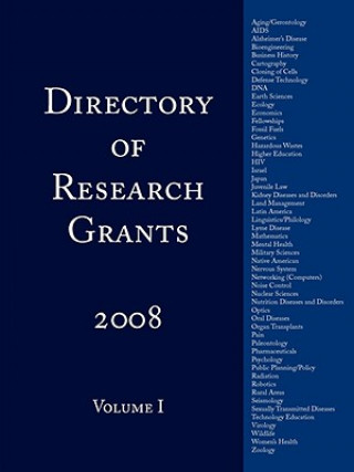 Kniha Directory of Research Grants 2008 Schoolhouse Partners LLC