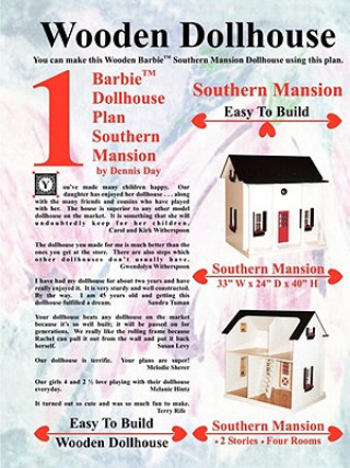 Carte Barbie Dollhouse Plan Southern Mansion Dennis Day