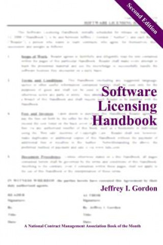Kniha Software Licensing Handbook, Second Edition Jeffrey Gordon