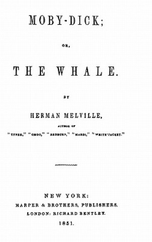 Carte Moby-Dick, or, The Whale Herman Melville
