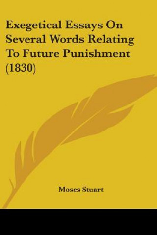 Kniha Exegetical Essays On Several Words Relating To Future Punishment (1830) Moses Stuart