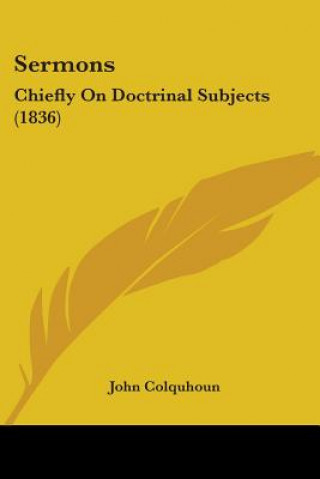 Book Sermons John Colquhoun