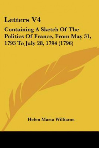 Boek Letters V4 Helen Maria Williams