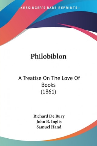 Könyv Philobiblon Richard De Bury