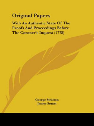 Book Original Papers James Stuart