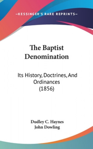 Libro Baptist Denomination Dudley C. Haynes
