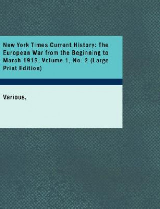 Książka New York Times Current History Various