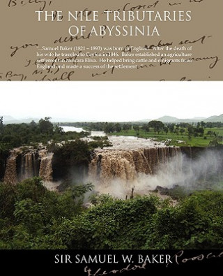 Carte Nile Tributaries of Abyssinia Sir Samuel W Baker