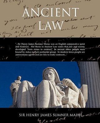Książka Ancient Law Maine