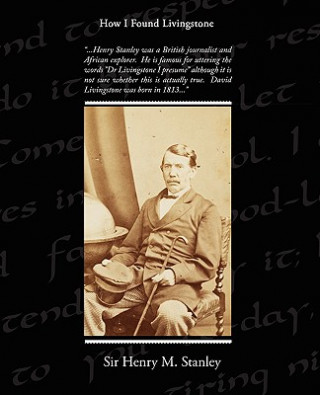 Könyv How I Found Livingstone Stanley