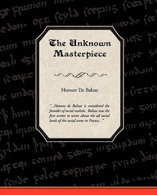 Buch Unknown Masterpiece Honoré De Balzac