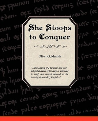 Knjiga She Stoops to Conquer Oliver Goldsmith