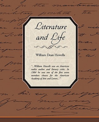 Carte Literature and Life William Dean Howells
