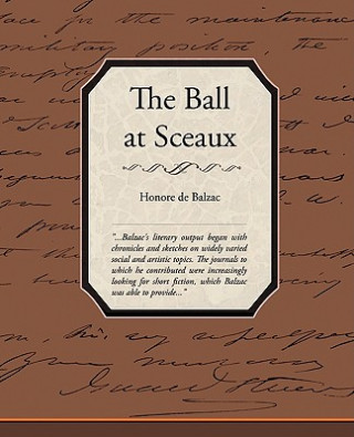 Book Ball at Sceaux Honoré De Balzac