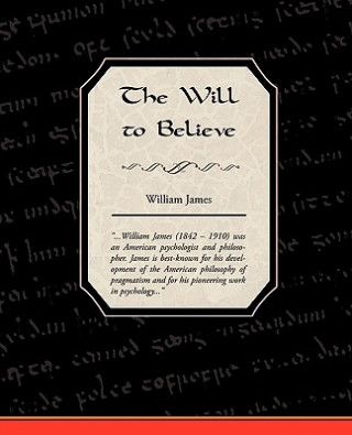 Книга Will to Believe William James