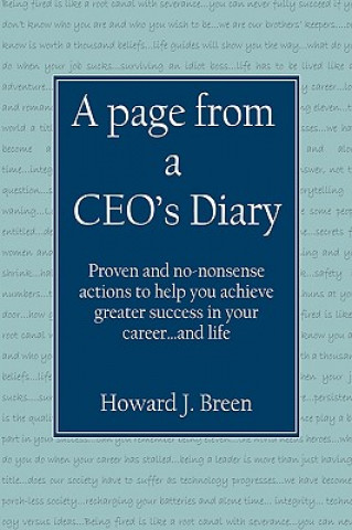 Book Page from a CEO's Diary Howard Breen