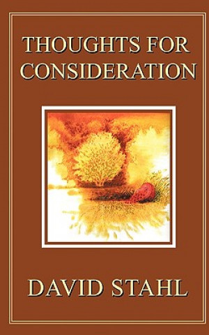 Book Thoughts for Consideration Associate Professor Department of Civil Engineering David (Northwestern University) Stahl